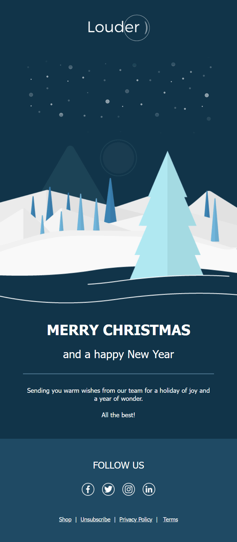 Silent Night email template
