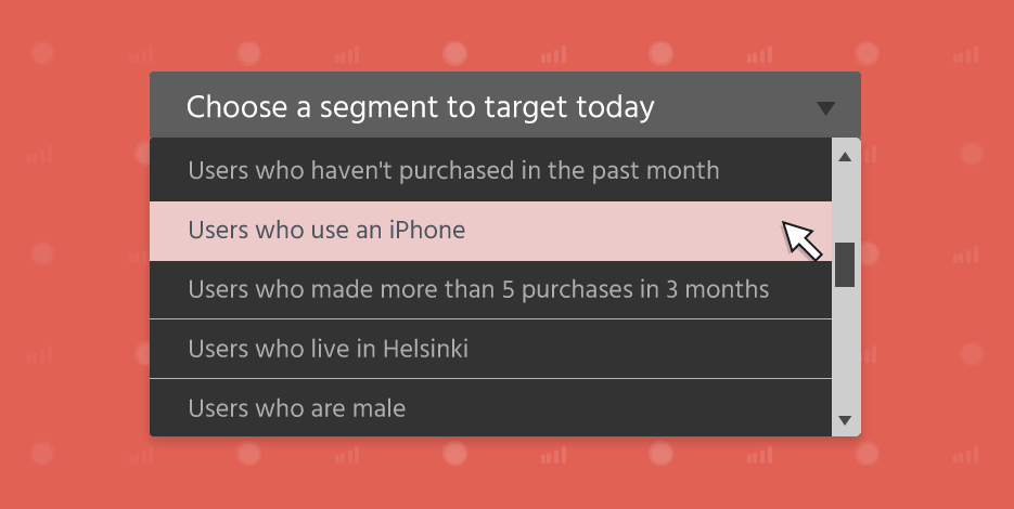 customer segmentation UI
