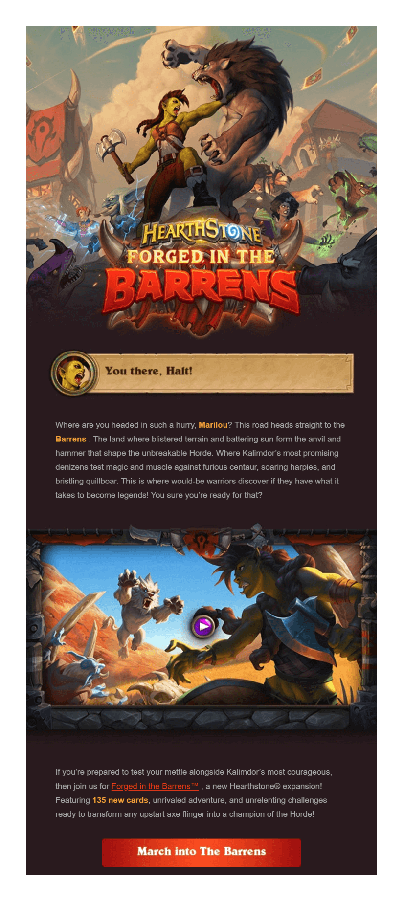 blizzard email marketing tips for copy
