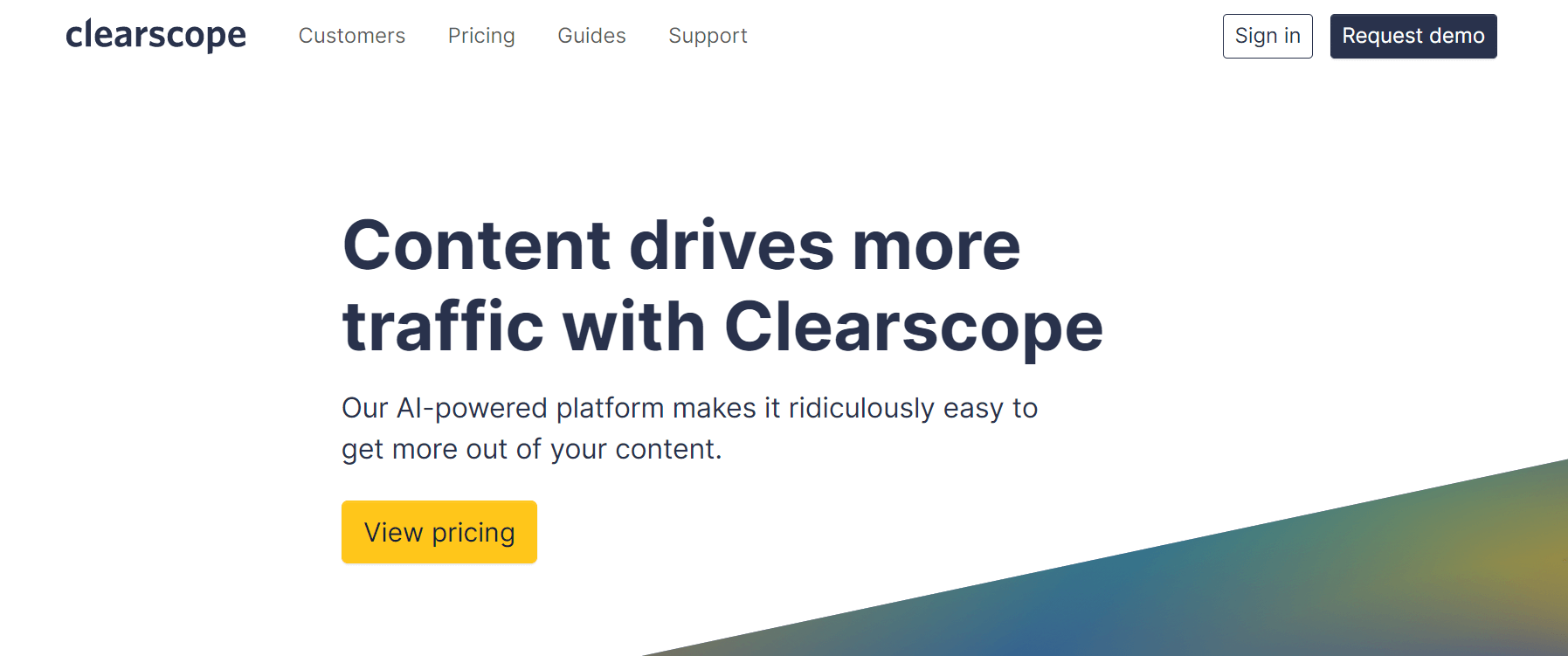 Clearscope content optimization platform