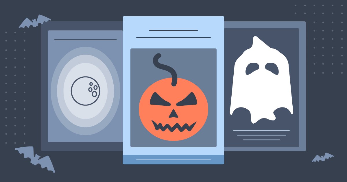 Halloween email newsletter examples
