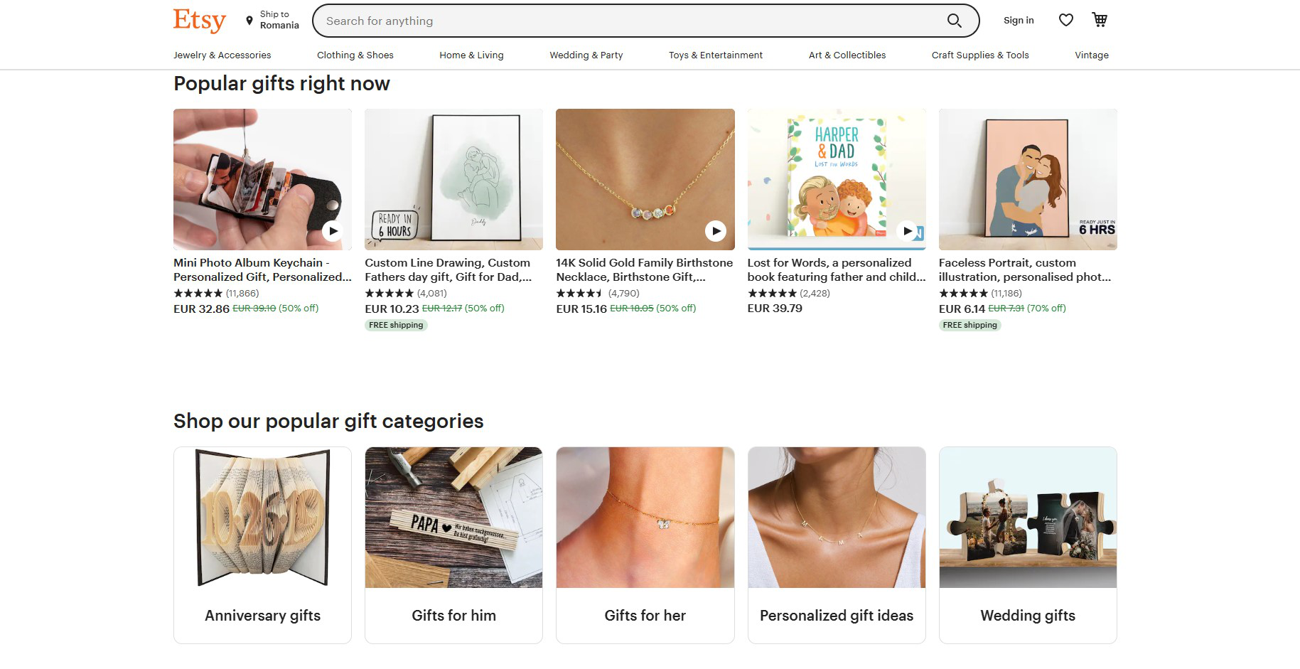 Etsy is a global platform for unique and creative goods, from handcrafted pieces and vintage treasures to WordPress themes or business cards. 