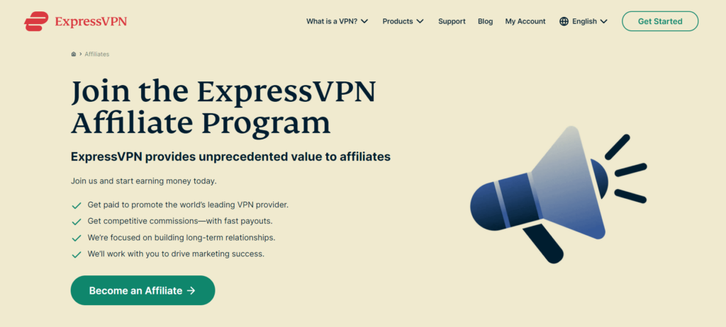 ExpressVPN affiliate program
