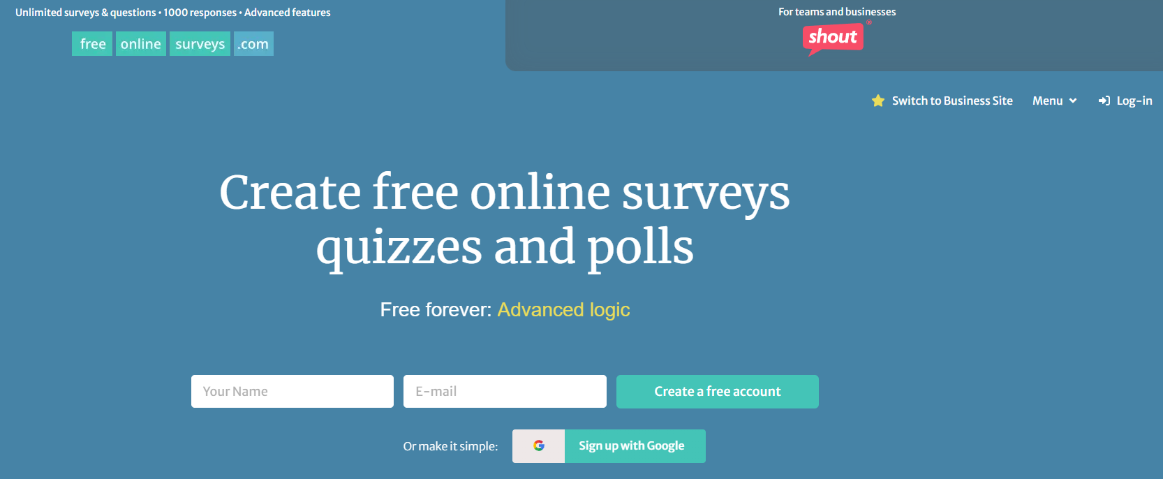 freeonlinesurveys top survey tool