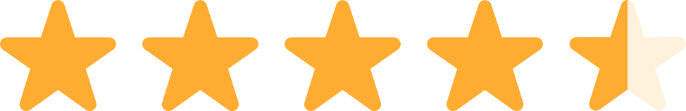 rating star 4 and half
